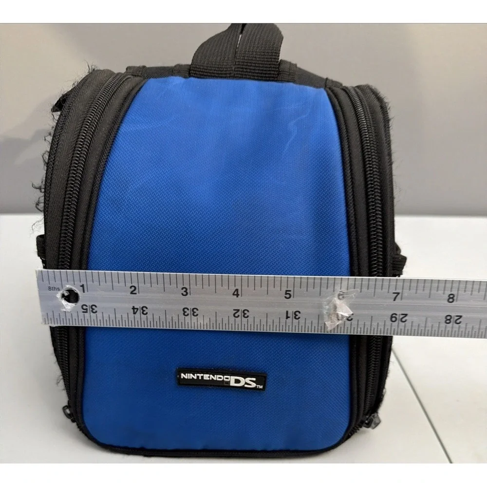 Nintendo Official DS Blue Soft Carrying Case Mini Backpack For System & Games